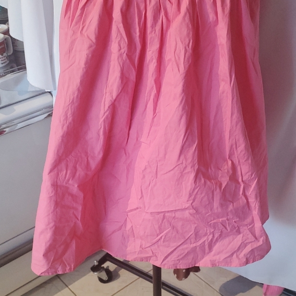 Pink Ruched Spaghetti Strap Mini Dress - Picture 7 of 13